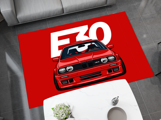 BMW E30 Autoteppich – Sportlicher Flair Für Motorsport-Enthusiasten 1