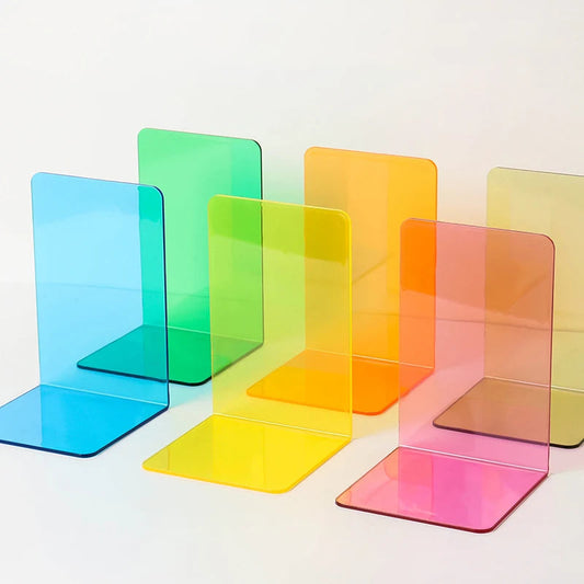 Lumina-Acryl Buchstützen – Stilvolle Ordnung Für Ihr Regal 1
