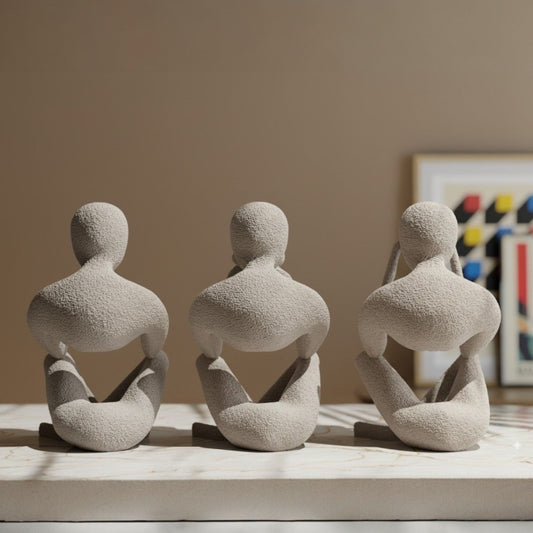 TRIA Skulpturen Set – Achtsame Figuren Für Innere Ruhe 1