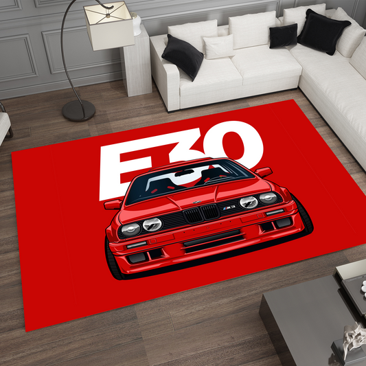 BMW E30 Autoteppich – Sportlicher Flair Für Motorsport-Enthusiasten 0