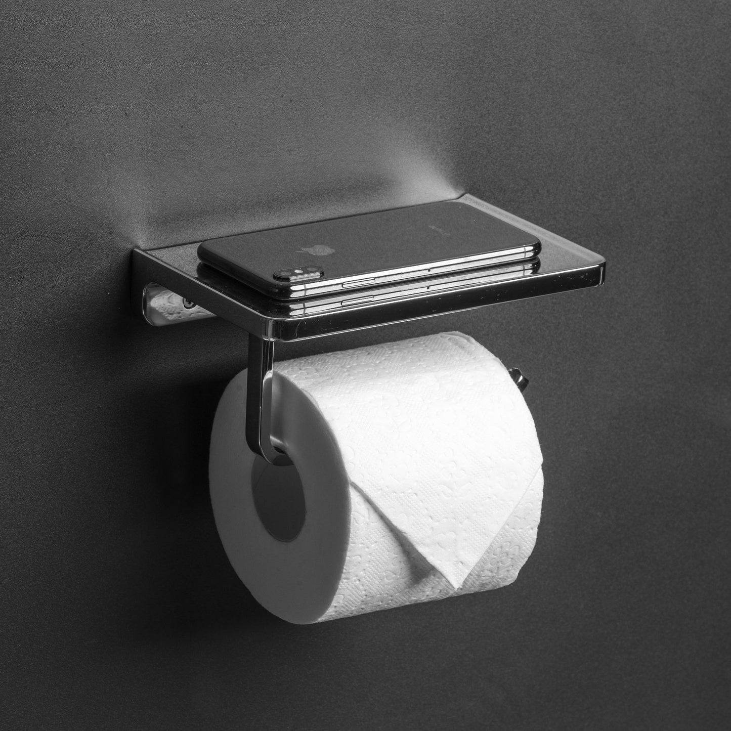 Carre Toilettenpapierhalter Edelstahl mit Ablage – Stilvolle Lösung für Ihr Badezimmer 4