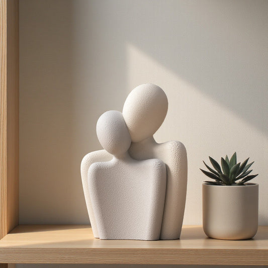 DUORIA Skulptur Statuesque Zweisamkeit – Ausdruck Von Liebe Und Nähe 0
