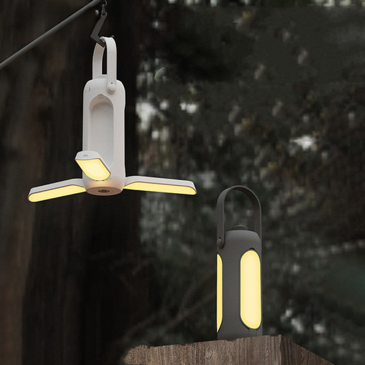 Faltbare LED Campinglampe – Zuverlässige Beleuchtung für Abenteuer 1
