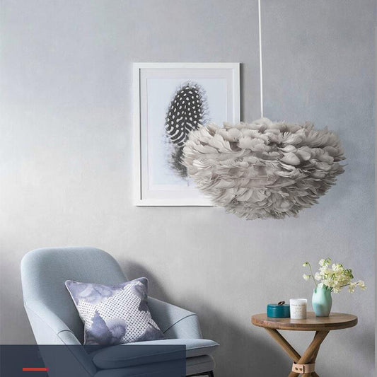 Feather Cloud Hängelampe Gänsefedern – Luftige Eleganz Für Ihr Zuhause 1