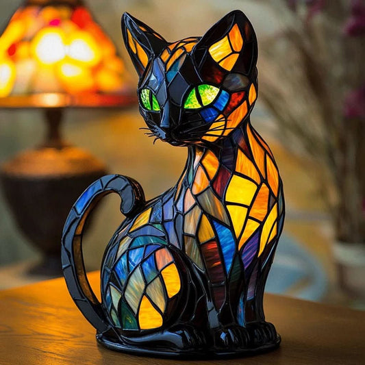 GlowKitty LED-Nachtlicht Katze – Sanfte Beleuchtung für Eine Beruhigende Atmosphäre 0