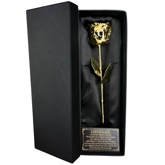 GoldBloom 24K Vergoldete Rose – Zeitloses Symbol Der Ewigen Liebe 0