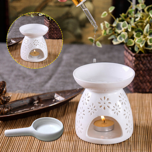 Keramik Wachswärmer Gänseblümchen – Elegante Duftverbreitung für Ihr Zuhause 0