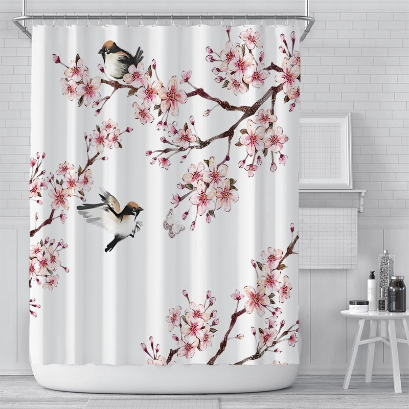 Kirschblüten Duschvorhang – Elegante Blumenpracht Für Ihr Badezimmer 3