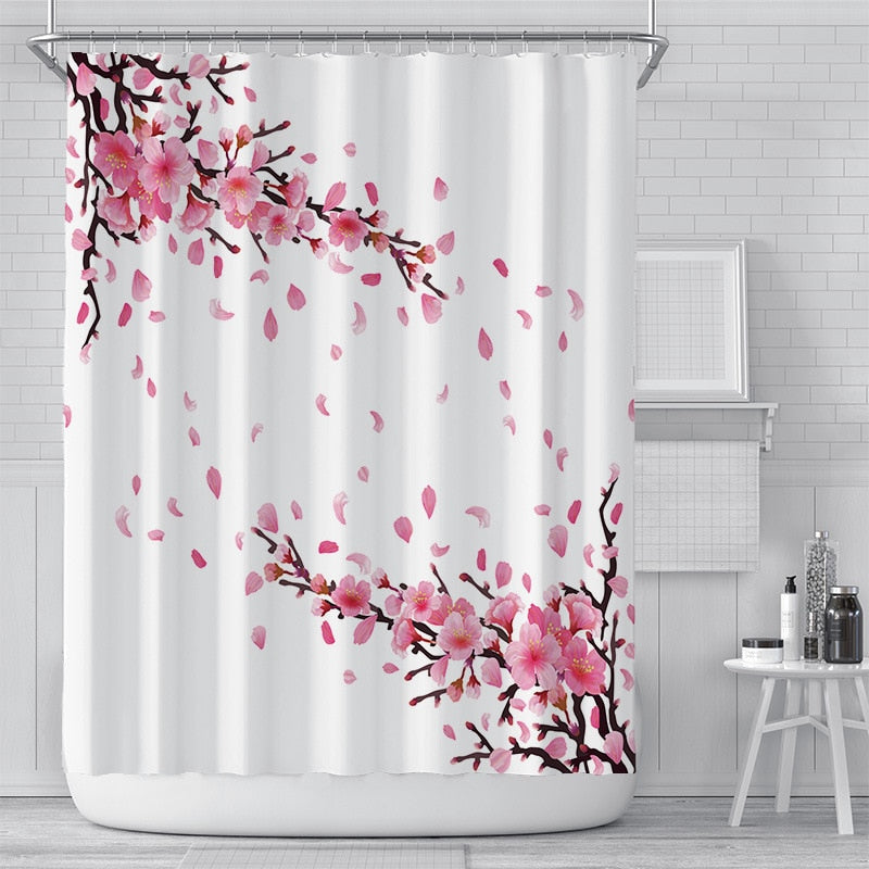 Kirschblüten Duschvorhang – Elegante Blumenpracht Für Ihr Badezimmer 6