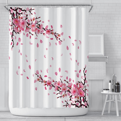 Kirschblüten Duschvorhang – Elegante Blumenpracht Für Ihr Badezimmer 6