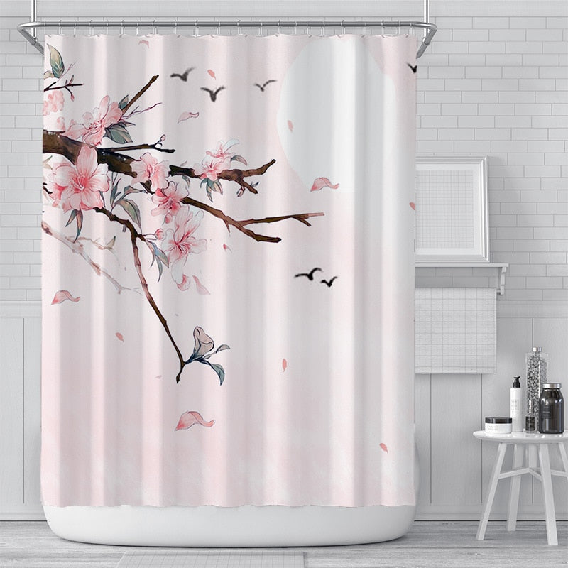 Kirschblüten Duschvorhang – Elegante Blumenpracht Für Ihr Badezimmer 7