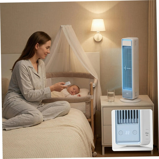 Mehrdimensionaler Turmventilator Blattlos – Geräuscharme Effiziente Luftzirkulation 4