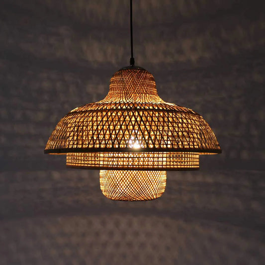 Moderne Rattan-Pendelleuchte – Gemütliche Lichtakzente Für Ihr Zuhause 0