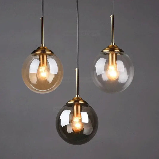 Nordische Moderne Hängelampe Glaskugel – Elegante Atmosphäre Für Esszimmer 1