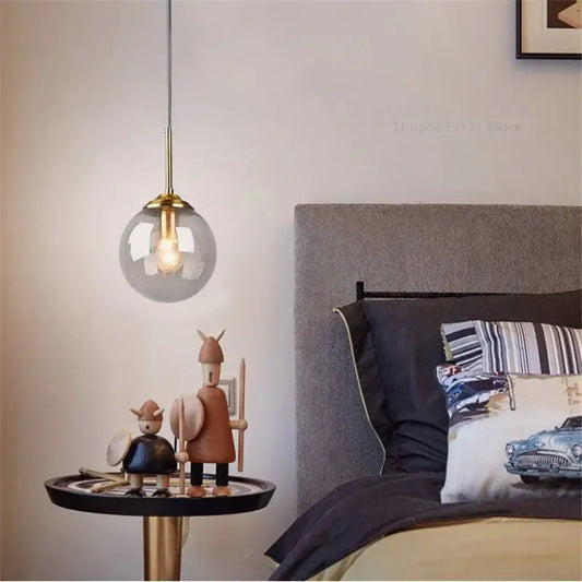 Nordische Moderne Hängelampe Glaskugel – Elegante Atmosphäre Für Esszimmer 2