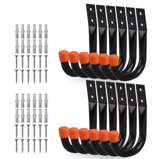 Robuste Garagenhaken Set – Perfekte Aufbewahrungslösung für Werkzeuge 0