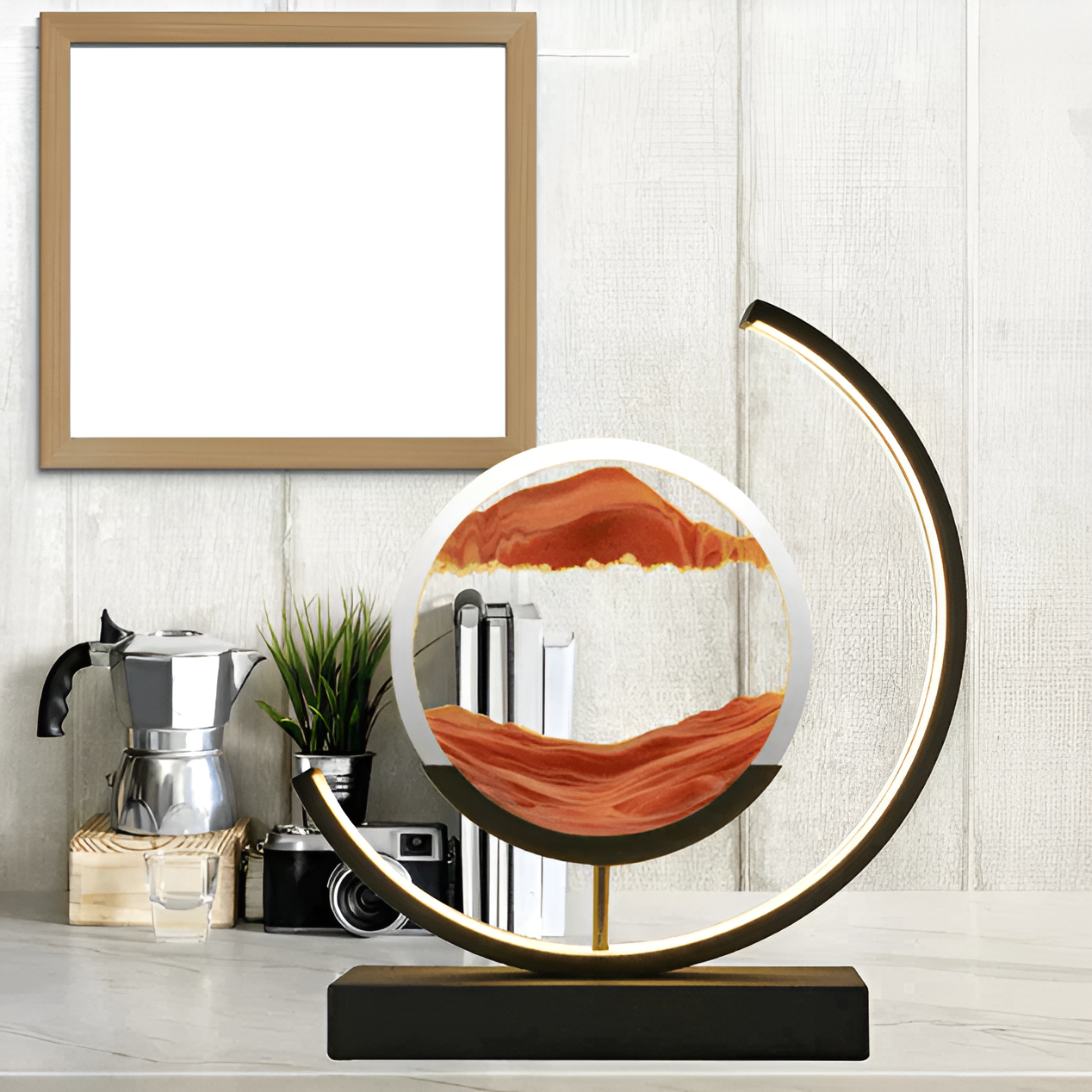Sand Glow Tischlampe – Beruhigende Lichtgestaltung für Entspannende Momente 4