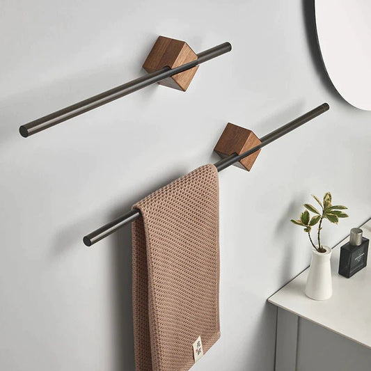 Schlanker Handtuchhalter Für Das Bad – Stilvolles Holzdesign Für Ihr Badezimmer 0