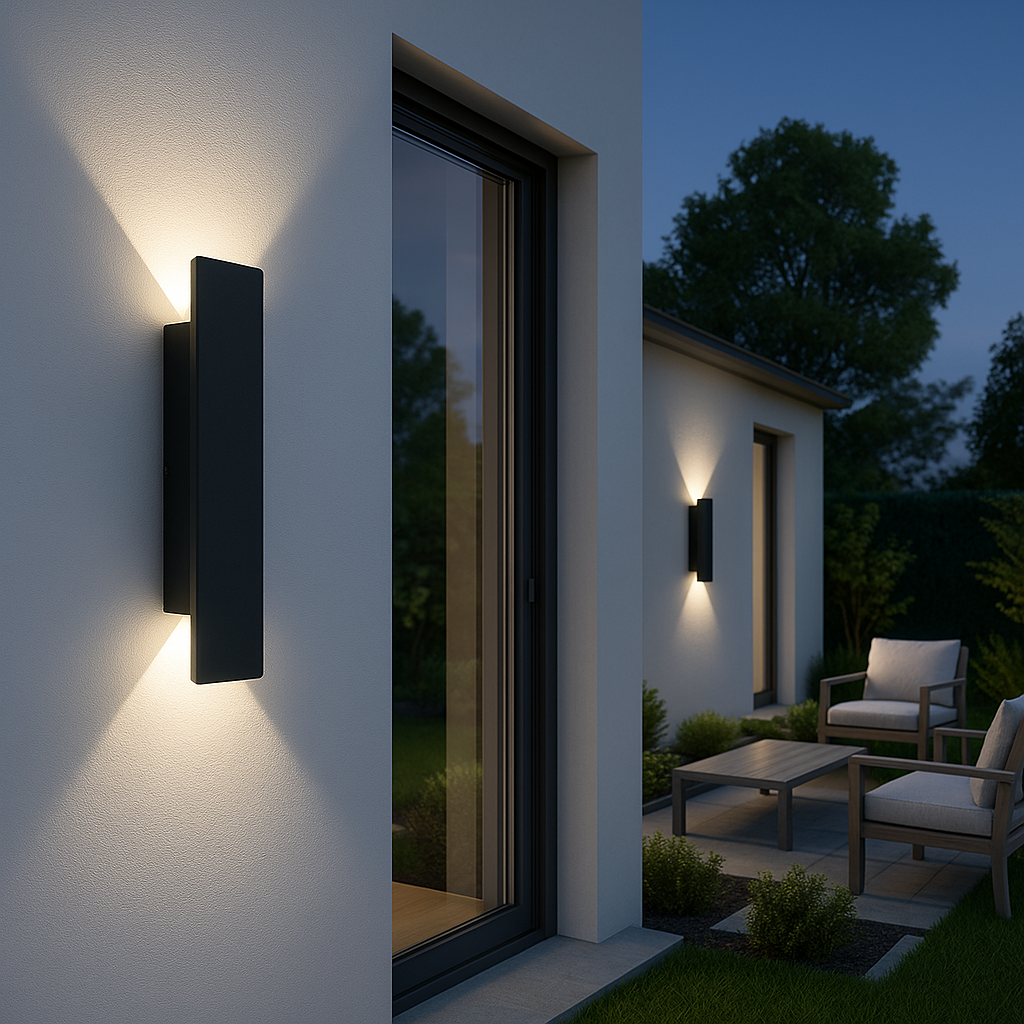 Streamline LED Wandlampe Für Außen – Wetterfestes Design Mit Heller Beleuchtung 7