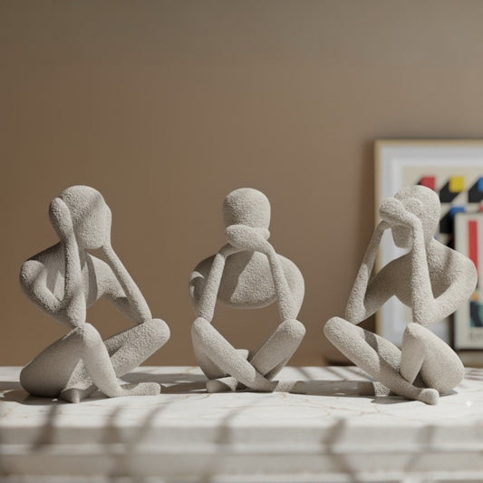 TRIA Skulpturen Set – Achtsame Figuren Für Innere Ruhe 0