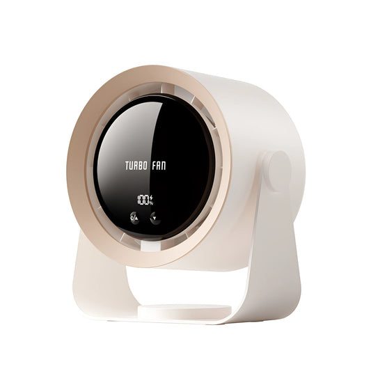 Turbo Tischventilator Flügellos – Leiser Akku-Betrieb Für Optimale Kühlung 0