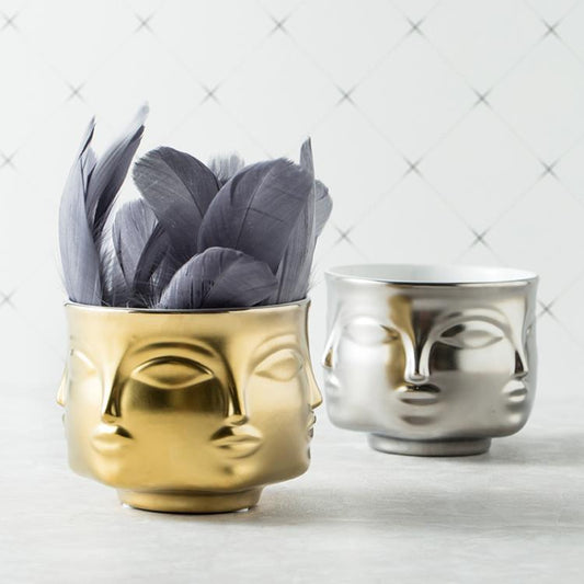 Visage Keramik-Pflanzgefäß – Elegante Akzente Für Ihr Zuhause 1
