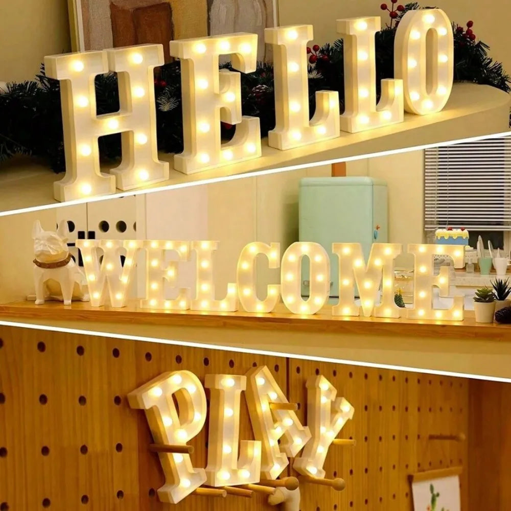 <strong>LED-Buchstabenlicht 21,8 cm</strong> – Leuchtende Dekoration für Feste und Anlässe 2