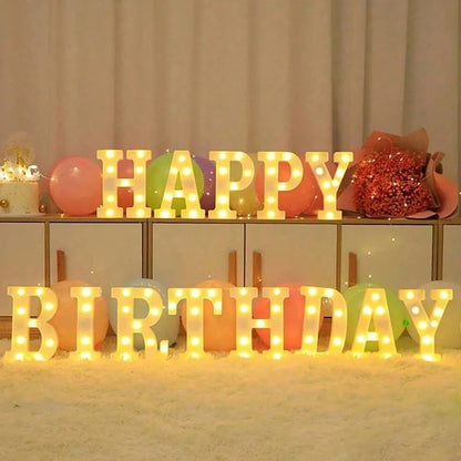 <strong>LED-Buchstabenlicht 21,8 cm</strong> – Leuchtende Dekoration für Feste und Anlässe 3